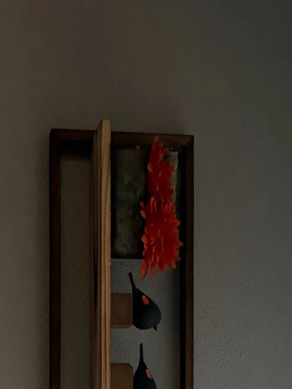 Wall Shelf Rustic Wooden Wall Hanging Lightweight Shelving Farmhouse 15.5